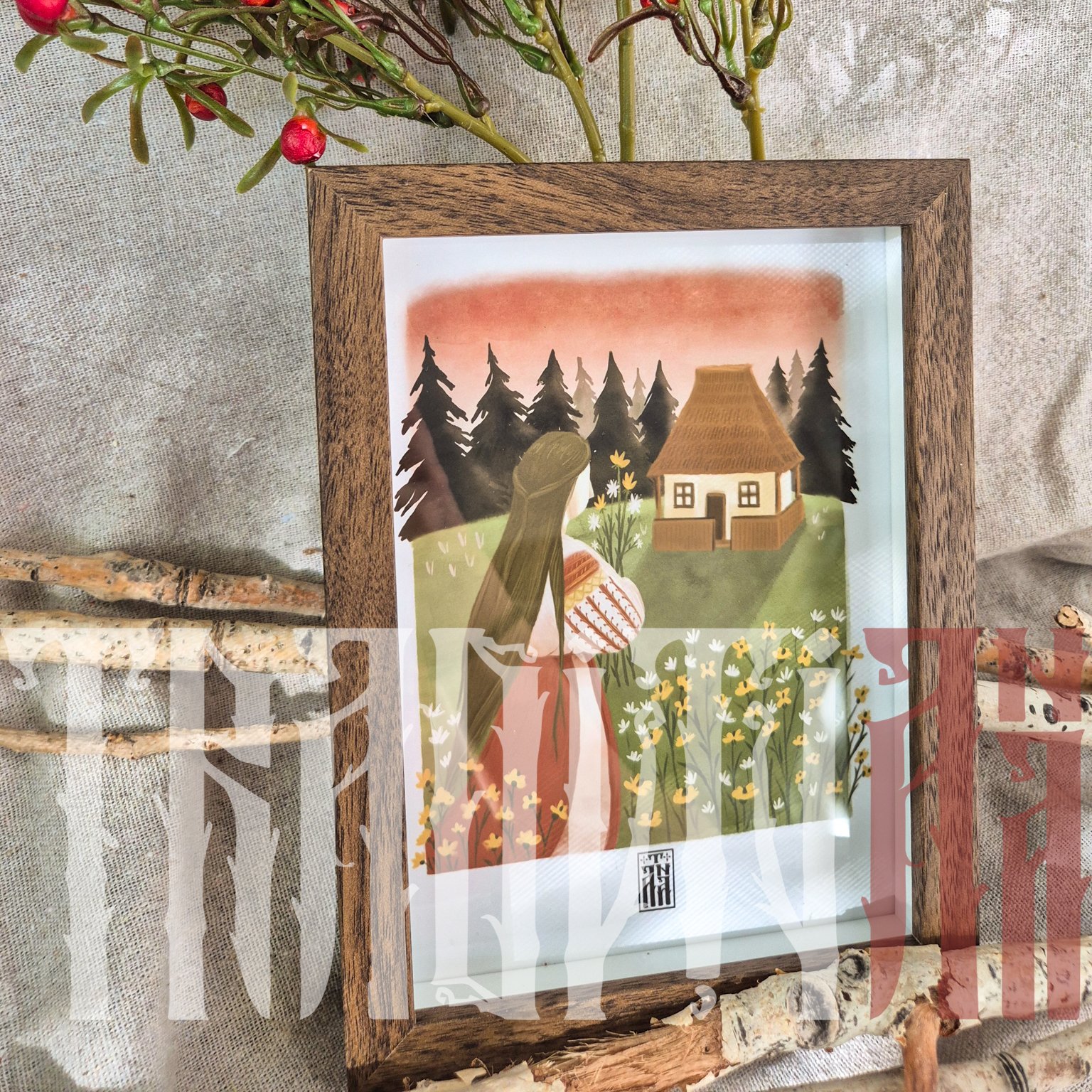 Ilustrație - Întoarcere 18x13 cm - imagine 2