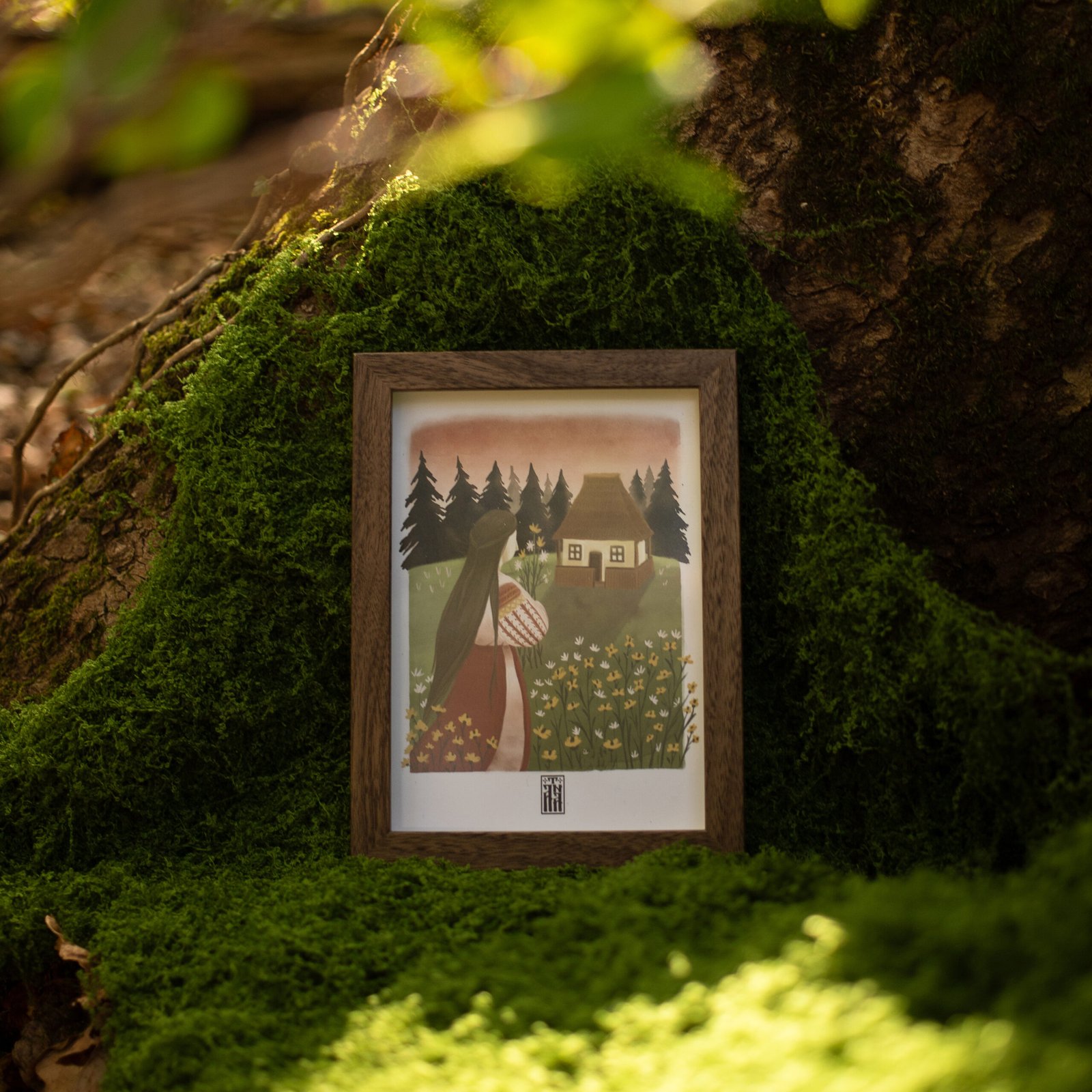 Ilustrație - Întoarcere 18x13 cm