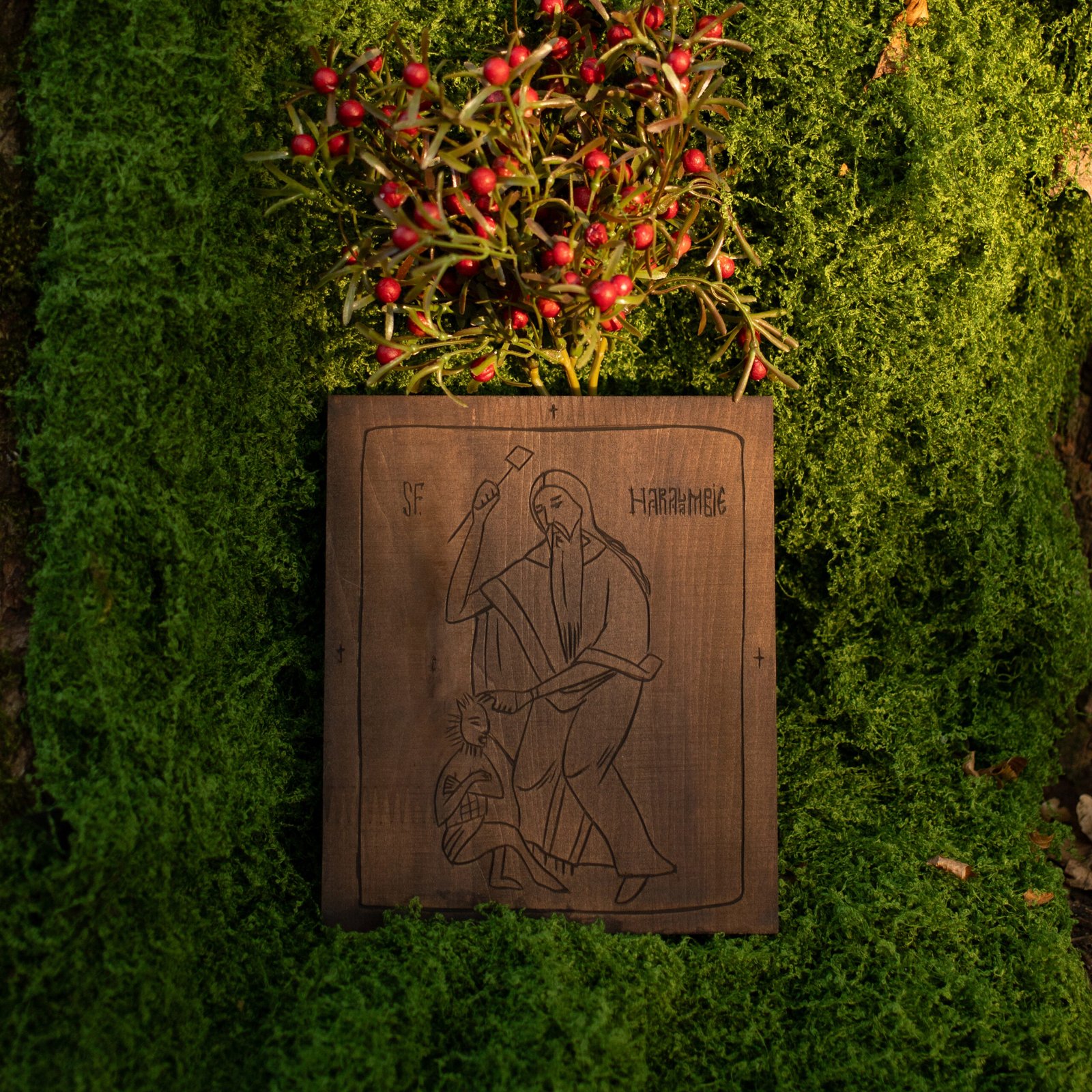 Icoană de vatră – Sfântul Sfințit Mucenic Haralambie